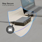ALOGIC Fusion Pro NEXUS Wired USB 3.2 Gen 1 (3.1 Gen 1) Type-C Gray