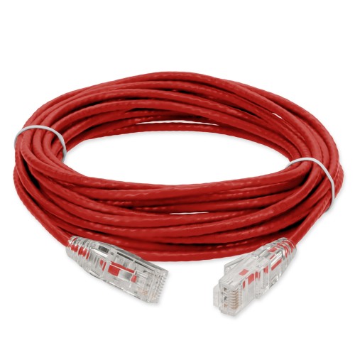 AddOn Networks ADD-16FSLCAT6-RD networking cable Red 192.1" (4.88 m) Cat6 U/UTP (UTP)