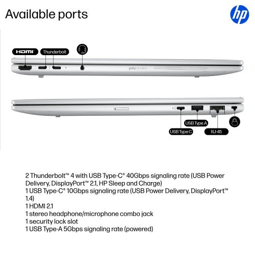 HP EliteBook 8 G1a 16 inch Notebook PC Wolf Pro Security Edition Silver