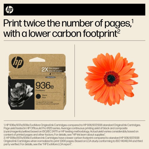 HP 936e EvoMore Black Original Ink Cartridge