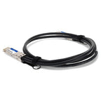 AddOn Networks QDD-400G-DAC-1M-AO InfiniBand/fibre optic cable 39.4" (1 m) QSFP-DD Black, Silver