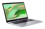 Acer Chromebook Spin 314 CP314-2HN-39K7 Intel Core 5 120U 15.6" Touchscreen Full HD 16 GB LPDDR5-SDRAM 256 GB SSD Wi-Fi 6E (802.11ax) ChromeOS Silver