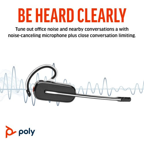 HP Poly Savi 8445 Office DECT 1920-1930 MHz Convertible Headset