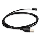 AddOn Networks USB2MICROUSBRT6 USB cable USB 2.0 72" (1.83 m) USB A Micro-USB B Black