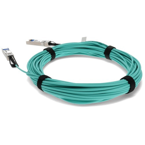 AddOn Networks 470-ABMJ-AO InfiniBand/fibre optic cable 787.4" (20 m) SFP+ AOC Aqua color
