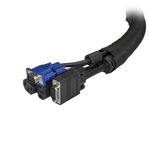 StarTech.com WKSTNCM cable organizer Cable sleeve Black 1 pc(s)