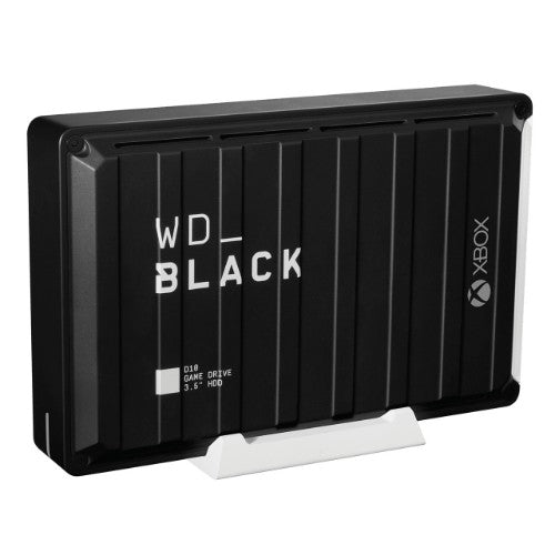 Western Digital Black D10 external hard drive 12 TB 7200 RPM USB Type-A / Micro-USB B 3.2 Gen 1 (3.1 Gen 1) Black, White