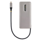 StarTech.com HB31CM1A3CB laptop dock/port replicator Wired USB 3.2 Gen 2 (3.1 Gen 2) Type-C Gray