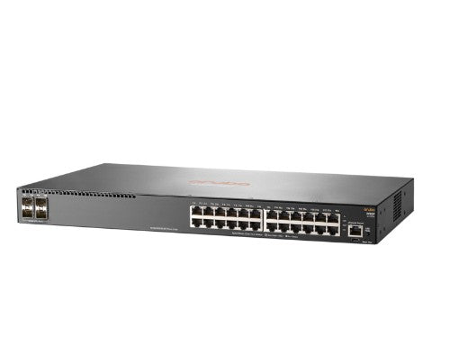 HPE Aruba Networking 2930F 24G 4SFP+ Managed L3 Gigabit Ethernet (10/100/1000) 1U Gray