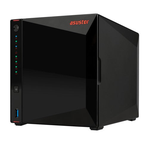 Asustor AS5404T NAS/storage server Intel® Celeron® N5105 4 GB DDR4 0 TB ADM Black