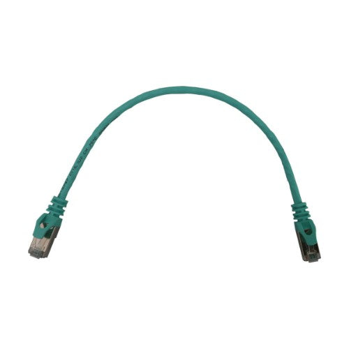 Tripp Lite N262-S01-AQ networking cable Aqua color 11.8" (0.3 m) Cat6a S/UTP (STP)