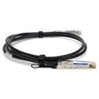 AddOn Networks CAB-D-D-400G-1M-AO InfiniBand/fibre optic cable 39.4" (1 m) QSFP-DD Black, Silver