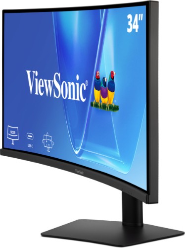 Viewsonic VG Series VG3420C computer monitor 34" 3440 x 1440 pixels UltraWide Quad HD LED Black