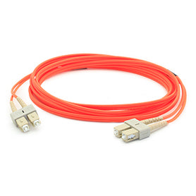 AddOn Networks 3m, SC - SC InfiniBand/fibre optic cable 118.1" (3 m) Orange