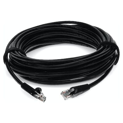 AddOn Networks ADD-18FCAT6-BK networking cable Black 192.9" (4.9 m) Cat6 U/UTP (UTP)
