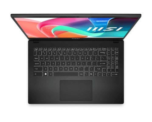 MSI Modern 15 H C2RMTG-406US Intel Core 9 270H Laptop 15.6" Full HD 32 GB DDR4-SDRAM 1 TB SSD Wi-Fi 6E (802.11ax) Windows 11 Home Black
