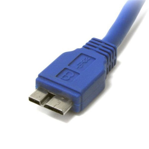 StarTech.com USB3SAUB3 USB cable 35.4" (0.9 m) USB A Micro-USB B 5 Gbit/s Blue
