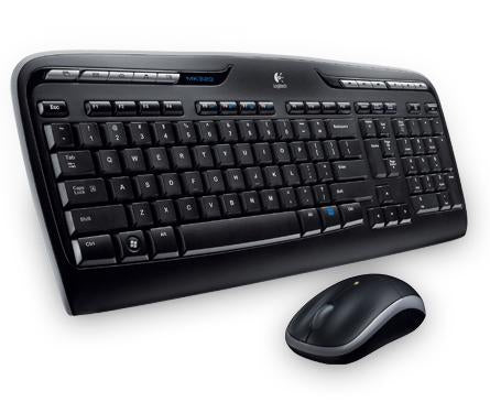 Logitech 920-002836 keyboard Mouse included Office RF Wireless English Black