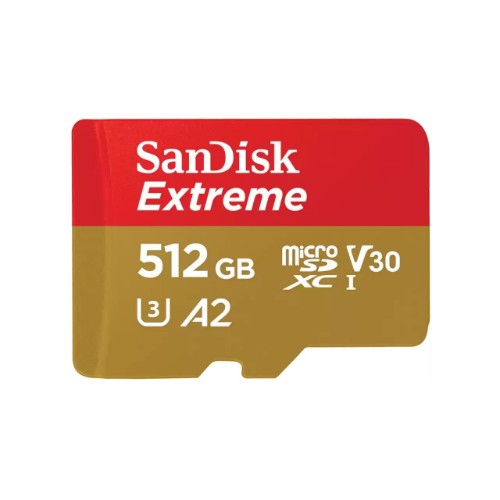 SanDisk Extreme 512 GB MicroSDXC UHS-I Class 10