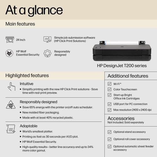 HP Designjet T250 24-in Printer