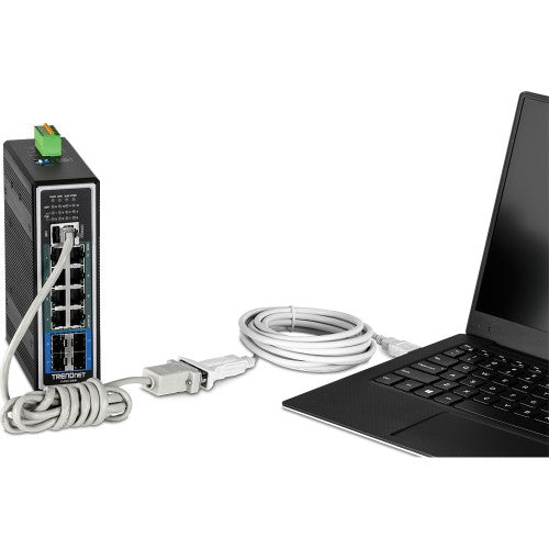 Trendnet TU-S910 cable gender changer USB Type A RS-232 White