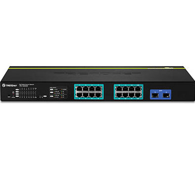 Trendnet TPE-1620WS network switch Managed L2 Gigabit Ethernet (10/100/1000) Power over Ethernet (PoE) 1U Black - Buy IT Solutions