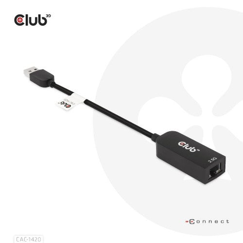 CLUB3D CAC-1420 network card Ethernet 2500 Mbit/s