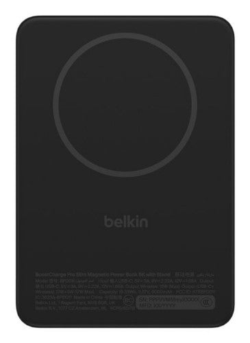 Belkin BoostCharge 5000 mAh Wireless charging Black