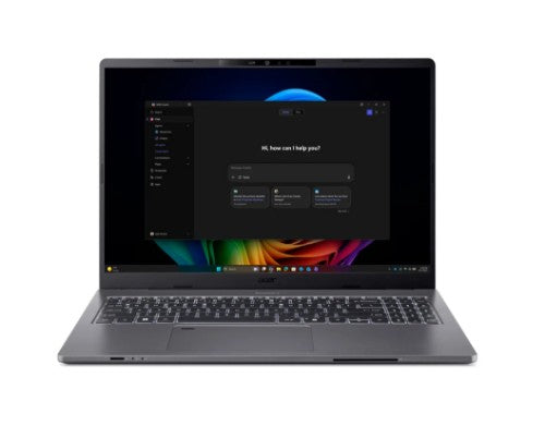 Acer TravelMate P2 TMP216-52-72R5 Copilot+ PC Intel Core Ultra 7 355 Laptop 16" WUXGA 16 GB DDR5-SDRAM 512 GB SSD Wi-Fi 7 (802.11be) Windows 11 Pro Gray