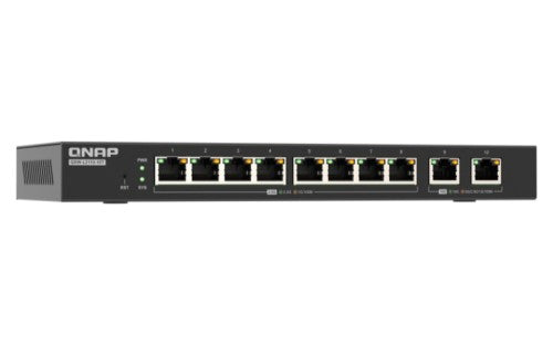 QNAP QSW-L2110-10T-US network switch Managed Desktop Black
