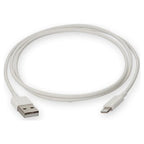 AddOn Networks USB2LGTSL1MW lightning cable 39.4" (1 m) White