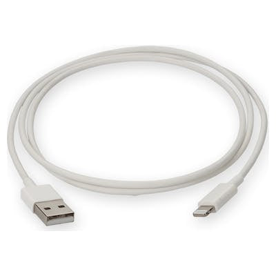 AddOn Networks USB2LGTSL1MW lightning cable 39.4" (1 m) White