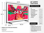 Samsung The Frame Pro QN65LS03FWFXZA TV 65" 4K Ultra HD Smart TV Wi-Fi Black