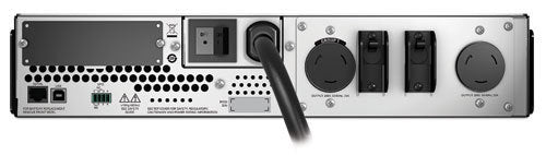 APC Smart-UPS 3000VA RM 2U LCD 208V uninterruptible power supply (UPS) 3 kVA 2700 W 2 AC outlet(s)