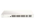 D-Link DBS-2000-28P network switch Managed L2 Gigabit Ethernet (10/100/1000) Power over Ethernet (PoE) Gray