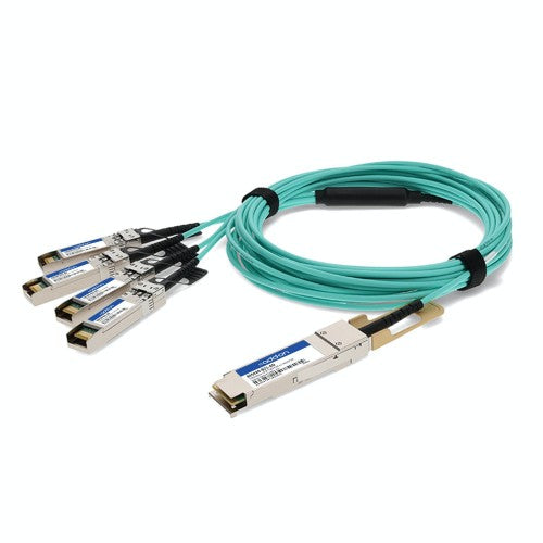 AddOn Networks 845420-B21-AO InfiniBand/fibre optic cable 275.6" (7 m) QSFP28 4x SFP28 AOC Aqua color