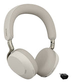 Jabra Evolve3 75 UC + Link 390c Headset Wireless Head-band Calls/Music USB Type-C Bluetooth Gray
