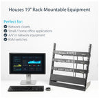 StarTech.com RK12OD rack cabinet 12U Freestanding rack Black - Buy IT Solutions