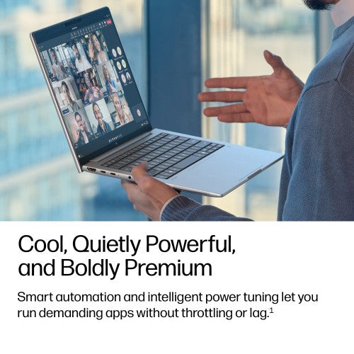 HP DK0D1UT laptop Copilot+ PC Intel Core Ultra 7 14" WUXGA 16 GB LPDDR5x-SDRAM 512 GB SSD Wi-Fi 7 (802.11be) Windows 11 Pro Silver