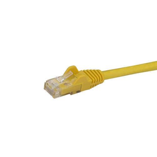 StarTech.com N6PATCH25YL networking cable Yellow 299.2" (7.6 m) Cat6 U/UTP (UTP)