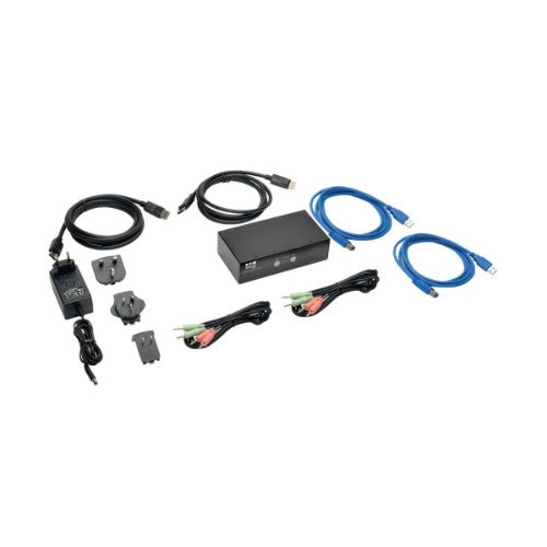 Tripp Lite B004-DPUA2-K KVM switch Black