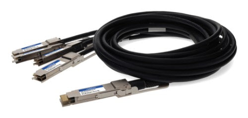 AddOn Networks ADD-Q4CIQ56MX-P2-5M InfiniBand/fibre optic cable 98.4" (2.5 m) QSFP-DD 4x QSFP56 DAC Black