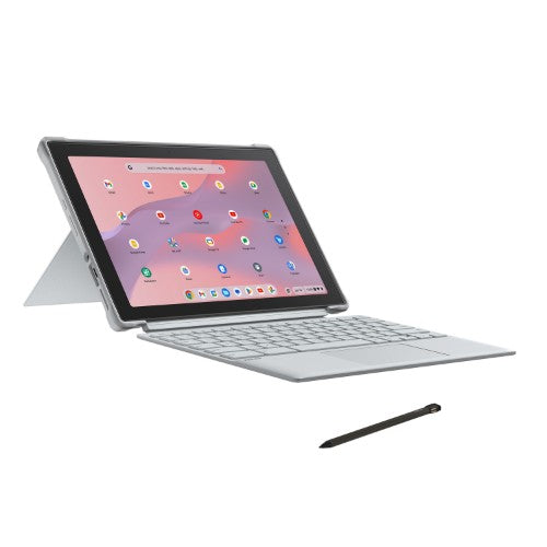 ASUS Chromebook CM30 Detachable CM3001DM2A-YZ88T-S MediaTek 520 10.5" Touchscreen WUXGA 8 GB LPDDR4x-SDRAM 128 GB eMMC Wi-Fi 6 (802.11ax) ChromeOS Belgian Silver