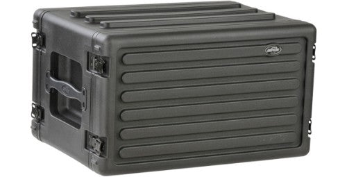 SKB Roto-Molded 6U Shallow Rack Black