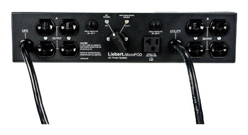 Vertiv MicroPOD power distribution unit (PDU) 5 AC outlet(s) 2U Black