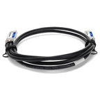 AddOn Networks CAB-D-D-400G-2M-AO InfiniBand/fibre optic cable 78.7" (2 m) QSFP-DD Black, Silver