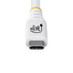 StarTech.com CC6FT20GUSB4TPW USB cable USB4 Gen 2x2 70.9" (1.8 m) USB C 20 Gbit/s 240 W White