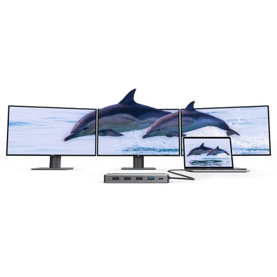 ALOGIC DUCDDV3V2 laptop dock/port replicator Wired USB 3.2 Gen 1 (3.1 Gen 1) Type-A + Type-C Gray
