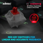 Adesso EasyTouch 1500 keyboard Home/Office USB + RF Wireless + Bluetooth QWERTY US English Black, Gray