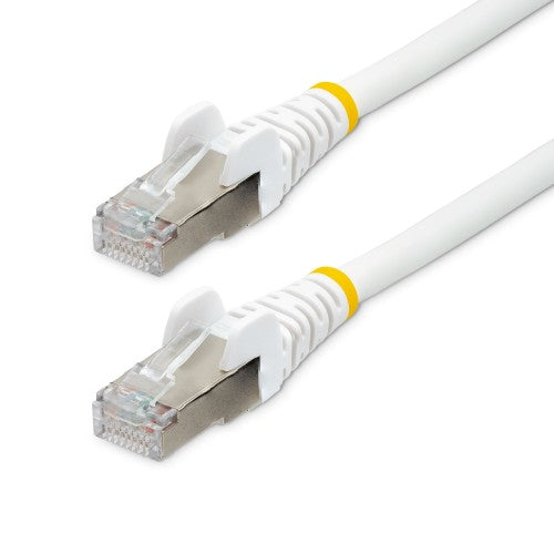 StarTech.com NLWH-4F-CAT6A-PATCH networking cable White 47.2" (1.2 m) S/FTP (S-STP) Round